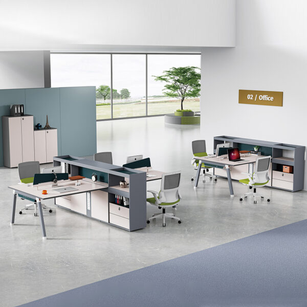 Commercial Office Workstation Home Office Computer Desk Simple Design Staff Cubicle Workstation Table
