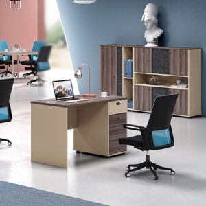 Office Workstations Modern L Shaped Manager Desk Aluminum Frame Modular 5 Seater Workstation