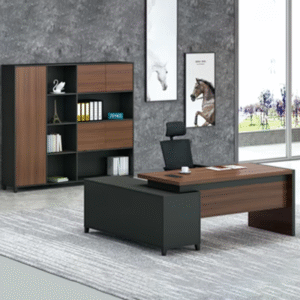 Pengpai Wooden Office Desks Design Modern Latest Staff Executive Office Table Homeuse Table