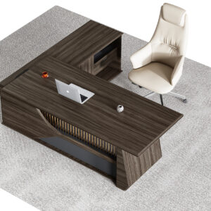 High Quality New Executive Furniture Set Secretary Office Table Modern L Shaped Boss Computer Desk Office Desk