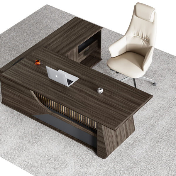 High Quality New Executive Furniture Set Secretary Office Table Modern L Shaped Boss Computer Desk Office Desk