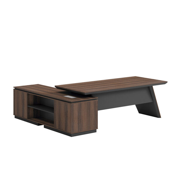 Factory Sale L Shaped Office Furniture Modern Manager Office Desk CEO Executive Office Table - 图片 4