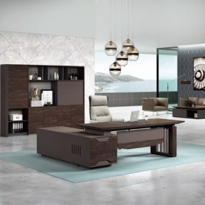 Executive Table L Shape Melamine Manager Table Executive Office Modern Desk