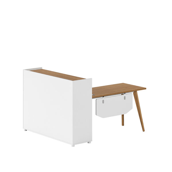 PENGPAI Useful L Shape Furniture Workstation for Office Building One Person Workstation Office Desk - 图片 2