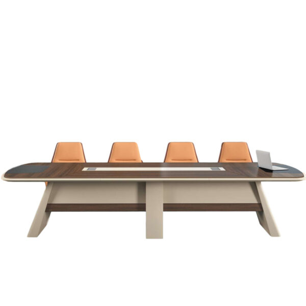 Luxury Office Furniture Modern Rectangular Office Executive Conference Meeting Table - 图片 2