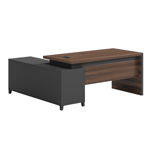 Boss Executive Office Desk Modern Designer Wooden L Shape Office Table Wholesale Modern Executive Desk - 图片 5