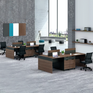 PENGPAI 4 Person Modular Open Standard Sizes Office Workstation Furniture