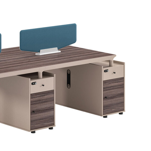 Custom Design Workstation Modern Workstation Wooden Office Desk for Office Clerk Staff Desk Workstation Office Furniture - 图片 3