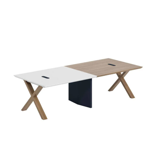Commercial Furniture Modern Mfc 6 Seater Office Conference Meeting Table Meeting Room Table Conference Desk Conference  Table - 图片 2