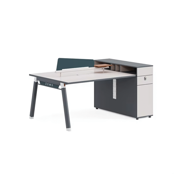 Minimalist Style 2/4/6 Person Workstation Desk Modern Office Furniture Staff Working Table - 图片 3