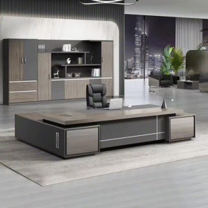 Executive Wooden L Shape  Desk Modern Luxury Ceo Office Table Boss Luxurious Office Desk