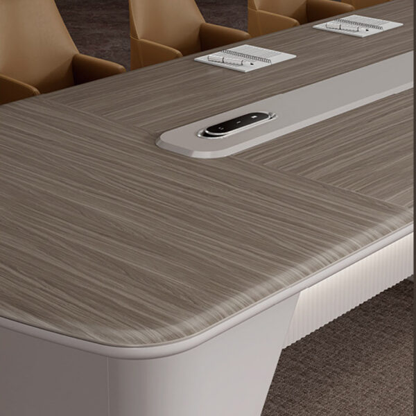 Contemporary Office Furniture Set Simple Rectangular Executive Office Middle Meeting Table - 图片 3