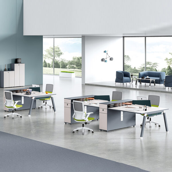 Commercial Office Workstation Home Office Computer Desk Simple Design Staff Cubicle Workstation Table - 图片 3