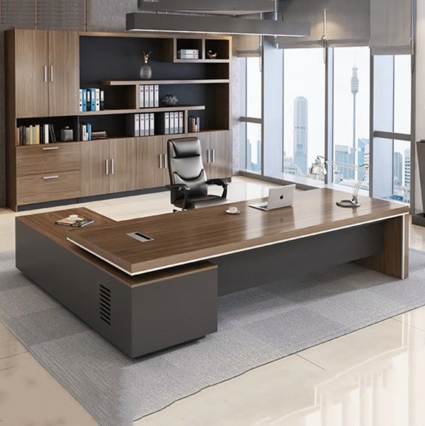 New Modern Office Furniture Latest Office Desk Designs Ceo Executive Desk Manager L Shaped Mdf/mfc Desk - 图片 2