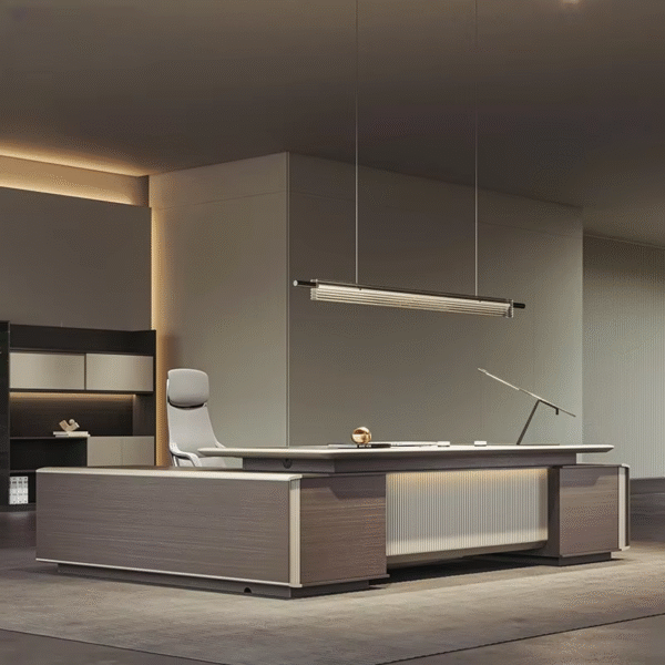 Premium Ceo Boss Office Table  Computer Desk Luxury Modern Executive  Furniture Desk 2.4m Office Desk - 图片 2