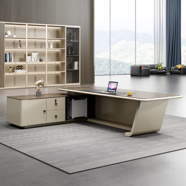 Modern CEO Director Office Table Luxury Executive Desk Office Furniture L Shape Executive Office Desk - 图片 2