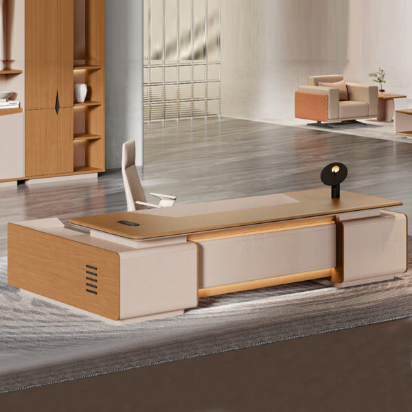 Best Selling Commercial Furniture Modern L Shape Executive Office Table Ceo Office Furniture Desk - 图片 2