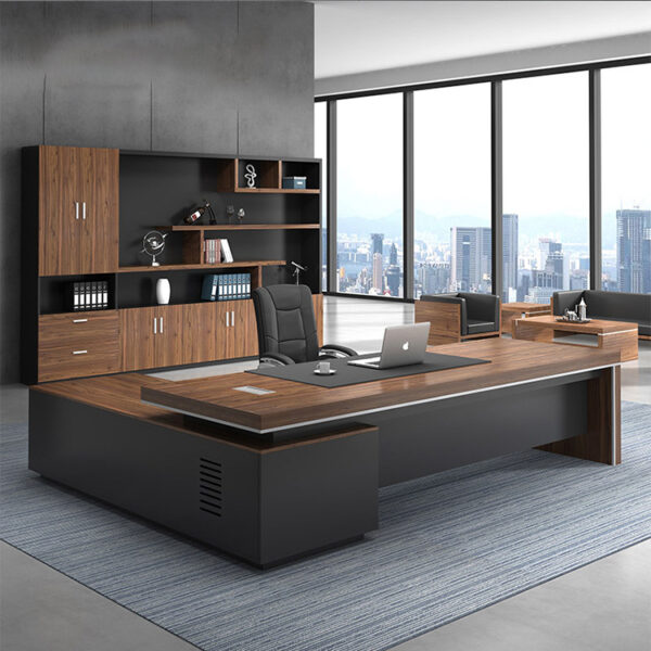 Modern Office L-shaped Boss Desk Large Office Desk Executive Ceo Desk - 图片 2