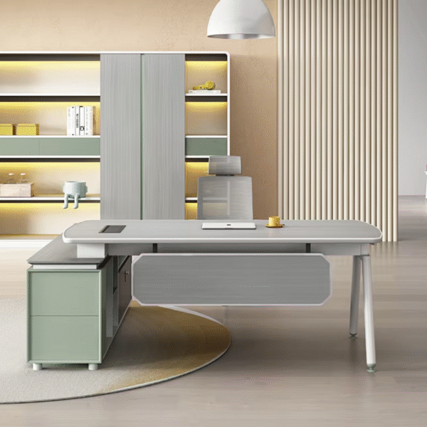 Office Furniture L Shaped Manager Executive  Table Desk and Chair Chairman Office Desk - 图片 2
