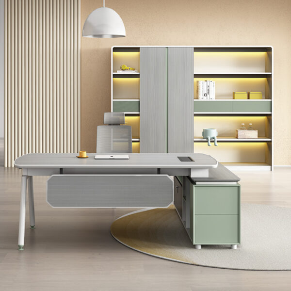 Office Furniture L Shaped Manager Executive  Table Desk and Chair Chairman Office Desk - 图片 3
