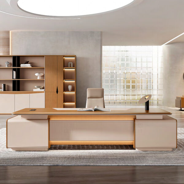 Best Selling Commercial Furniture Modern L Shape Executive Office Table Ceo Office Furniture Desk - 图片 3