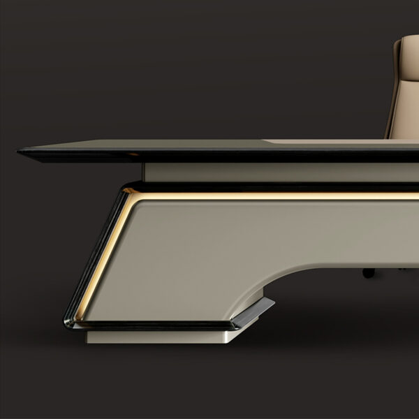 Ceo Luxury Modern Design Executive Office Desk Furniture Boss Desk Modern Designer Wooden Boss  Office Table Computer Desk - 图片 3