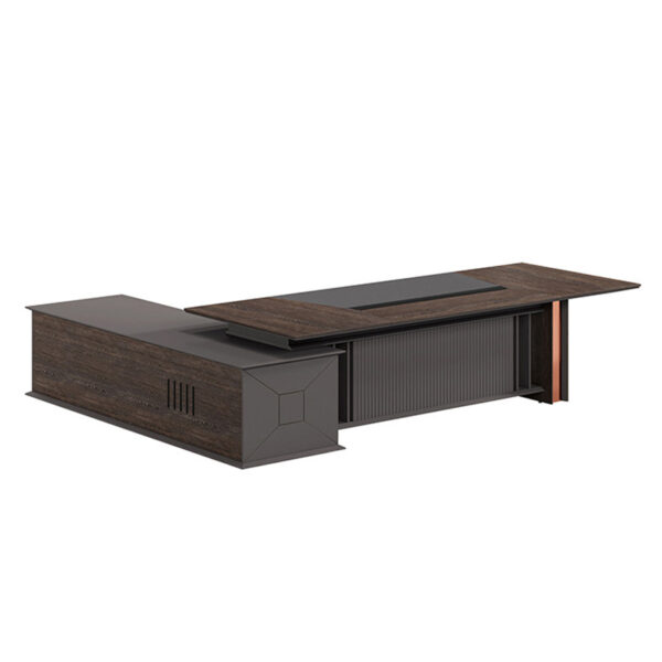 China Wholesale Executive Commercial Office Furniture Classic Wooden Style Luxury Ceo Boss Office Table Desk - 图片 3