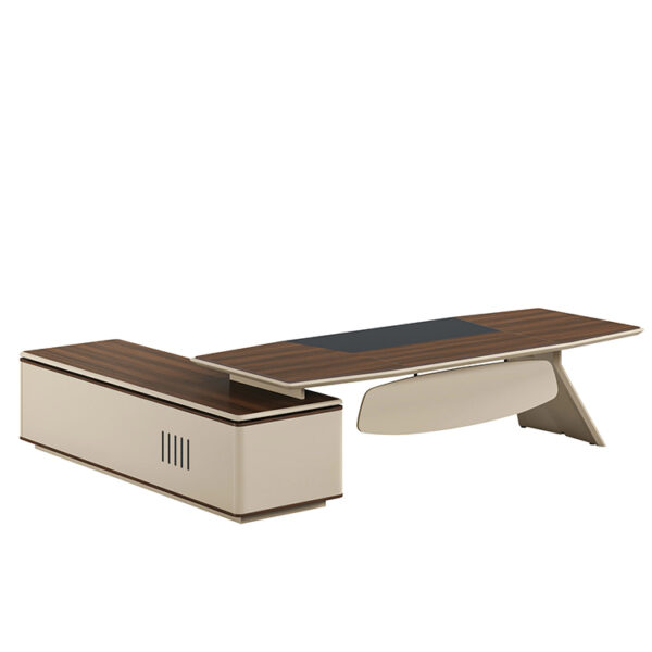 Commercial Furniture High End  Mfc Board Single Manager Office Desk - 图片 3