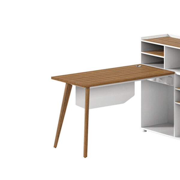 PENGPAI Useful L Shape Furniture Workstation for Office Building One Person Workstation Office Desk - 图片 3