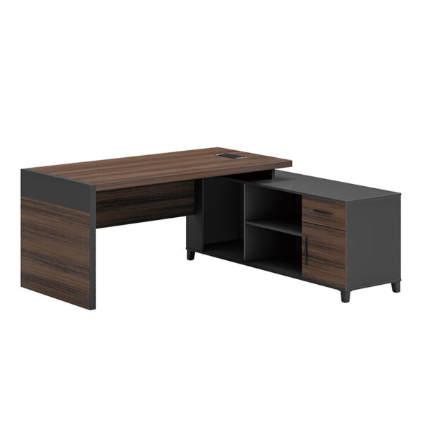 Boss Executive Office Desk Modern Designer Wooden L Shape Office Table Wholesale Modern Executive Desk - 图片 3