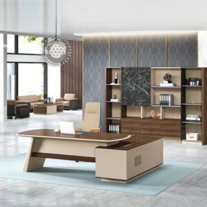 High End Luxury Office Furniture L Shape Design Strong Home Executive Boss Manager Office Desk