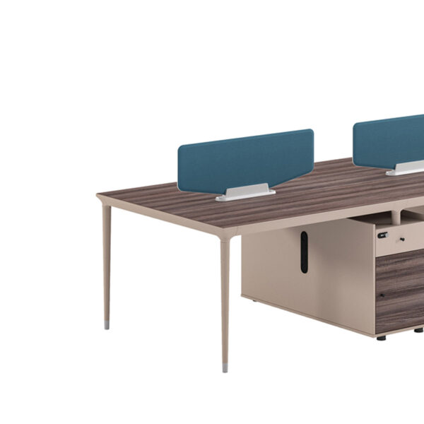 Custom Design Workstation Modern Workstation Wooden Office Desk for Office Clerk Staff Desk Workstation Office Furniture - 图片 4