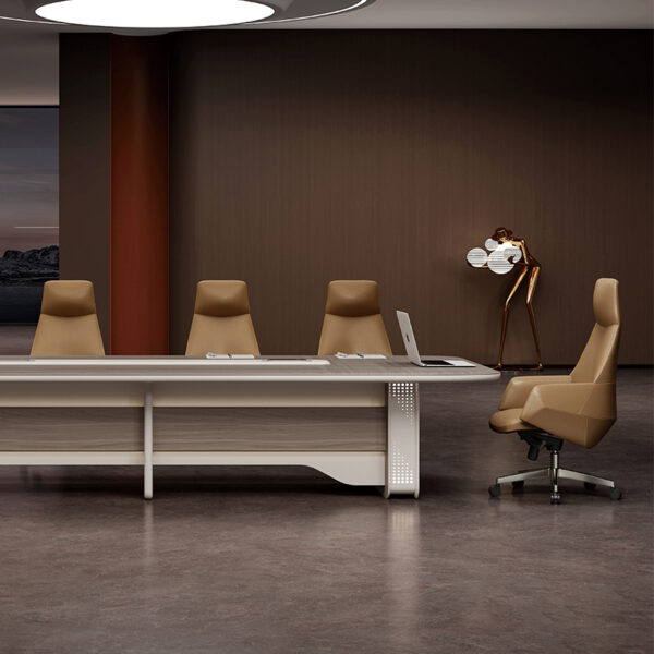 Contemporary Office Furniture Set Simple Rectangular Executive Office Middle Meeting Table - 图片 4