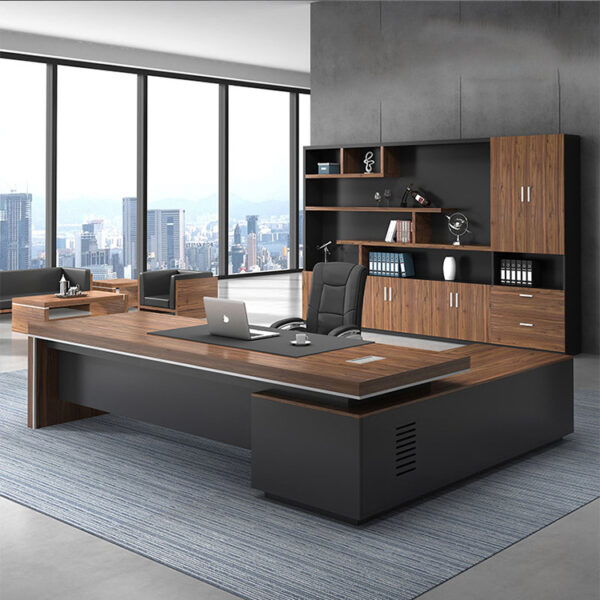 Modern Office L-shaped Boss Desk Large Office Desk Executive Ceo Desk - 图片 4