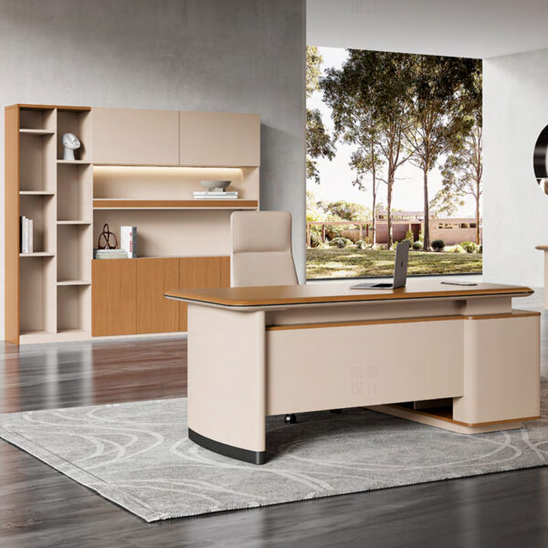 Best Selling Commercial Furniture Modern L Shape Executive Office Table Ceo Office Furniture Desk - 图片 4
