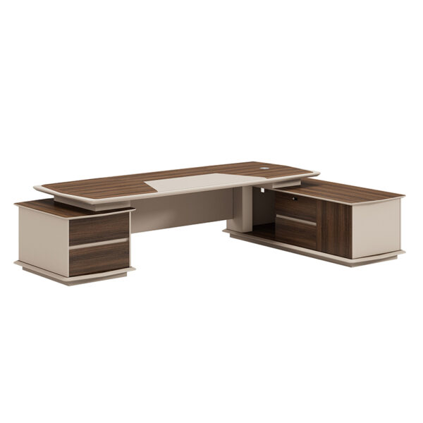 China Wholesale Executive Commercial Office Furniture Classic Wooden Style Luxury Ceo Boss Office Table Desk - 图片 6