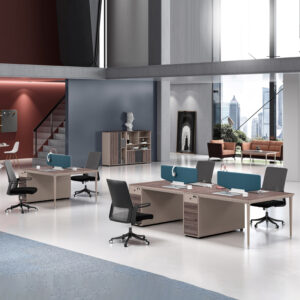 Office Furniture Modern Staff Area Modular Office Desk Workstation for 2 Person