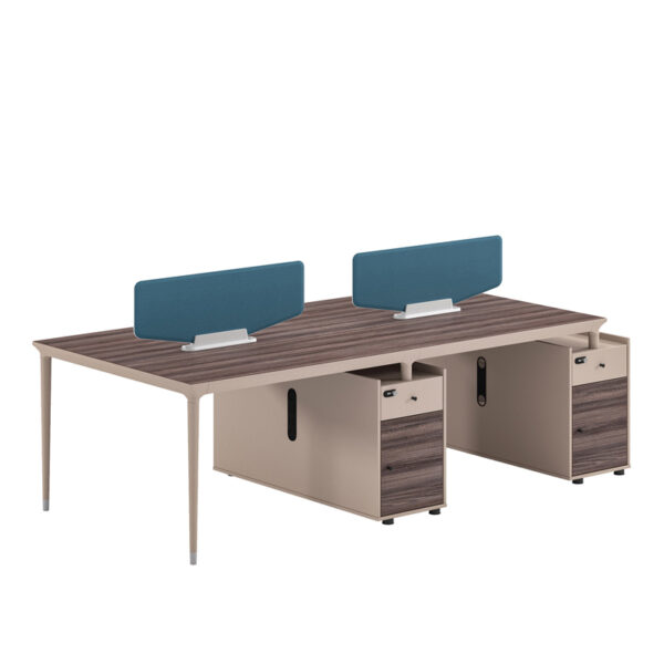 Custom Design Workstation Modern Workstation Wooden Office Desk for Office Clerk Staff Desk Workstation Office Furniture
