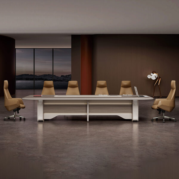 Contemporary Office Furniture Set Simple Rectangular Executive Office Middle Meeting Table - 图片 5