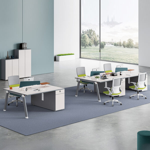 Commercial Office Workstation Home Office Computer Desk Simple Design Staff Cubicle Workstation Table - 图片 4