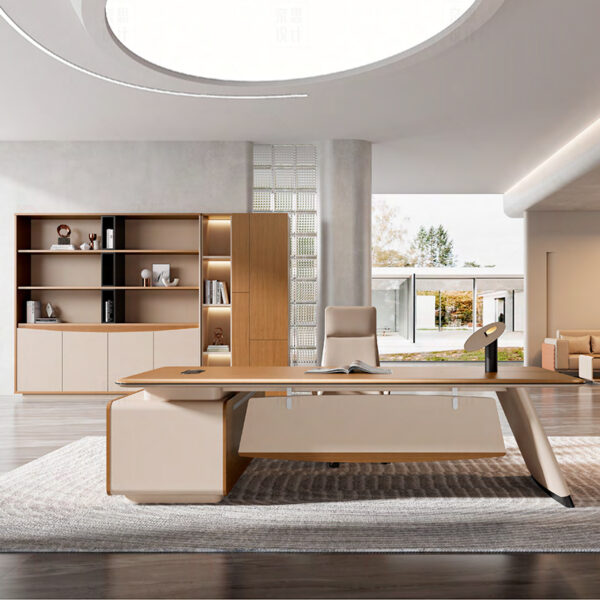 Best Selling Commercial Furniture Modern L Shape Executive Office Table Ceo Office Furniture Desk - 图片 5