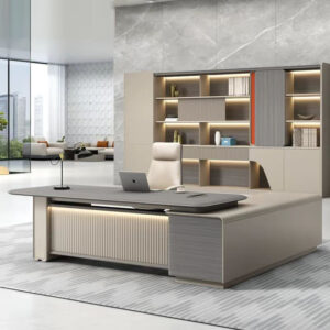 Modern High Quality Executive Furniture Set Secretary Office Desk  L Shaped Boss Computer Office  Table