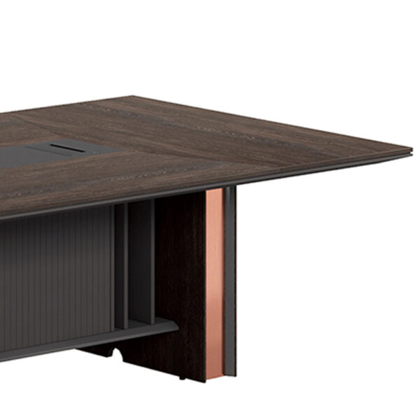 Modern Design E1 Grade Mfc Board 10 Person Office Furniture Meeting Room Conference Desk - 图片 5
