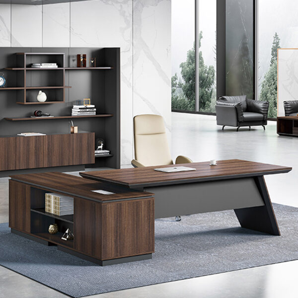 Boss Executive Office Desk Modern Designer Wooden L Shape Office Table Wholesale Modern Executive Desk