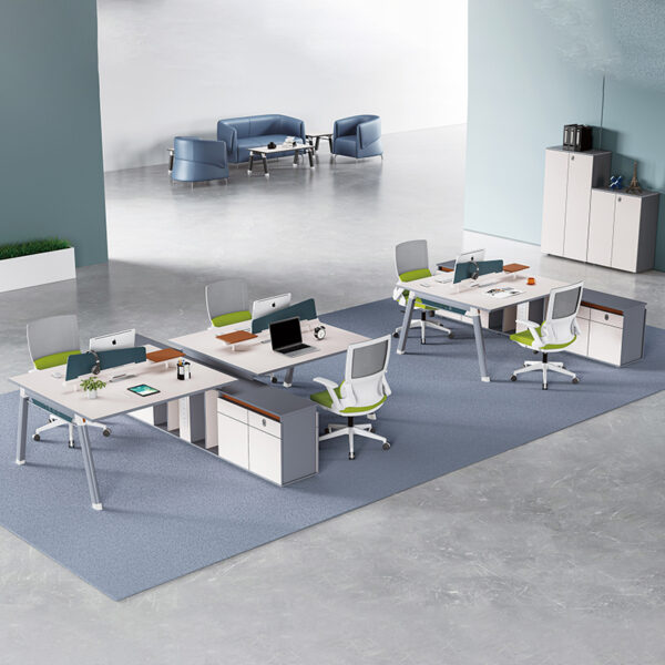 Commercial Office Workstation Home Office Computer Desk Simple Design Staff Cubicle Workstation Table - 图片 5
