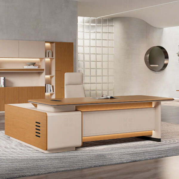 Best Selling Commercial Furniture Modern L Shape Executive Office Table Ceo Office Furniture Desk - 图片 6