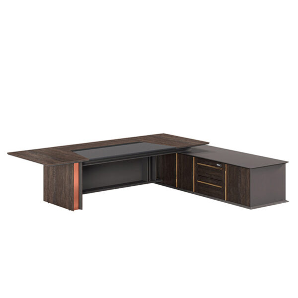 China Wholesale Executive Commercial Office Furniture Classic Wooden Style Luxury Ceo Boss Office Table Desk - 图片 6