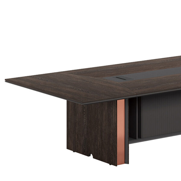 Modern Design E1 Grade Mfc Board 10 Person Office Furniture Meeting Room Conference Desk - 图片 6