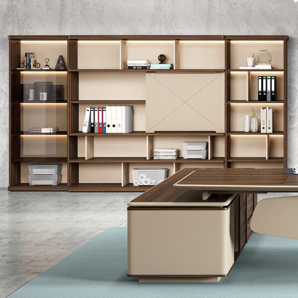 Commercial Furniture High End  Mfc Board Single Manager Office Desk - 图片 6