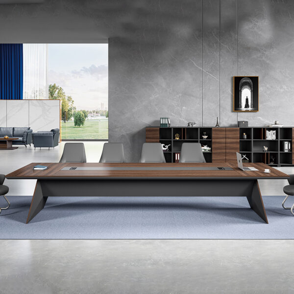Elegant and refined wooden executive desk suitable for luxurious modern offices - 图片 4